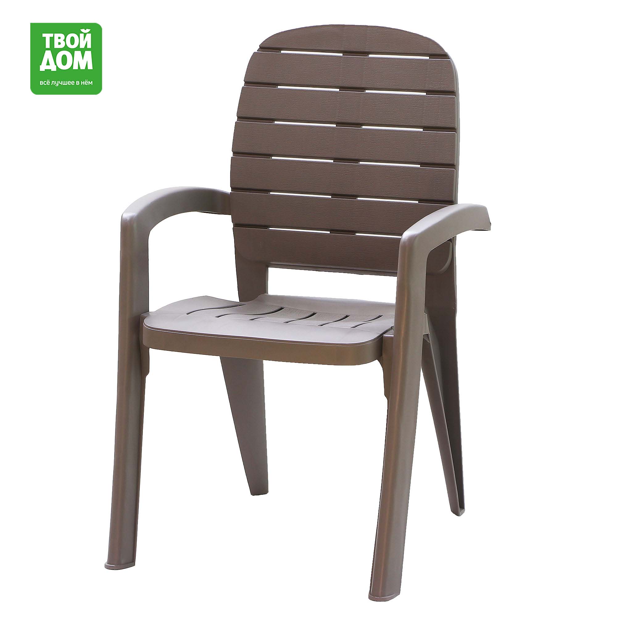 Кресло Элластик пласт Прованс Мокко